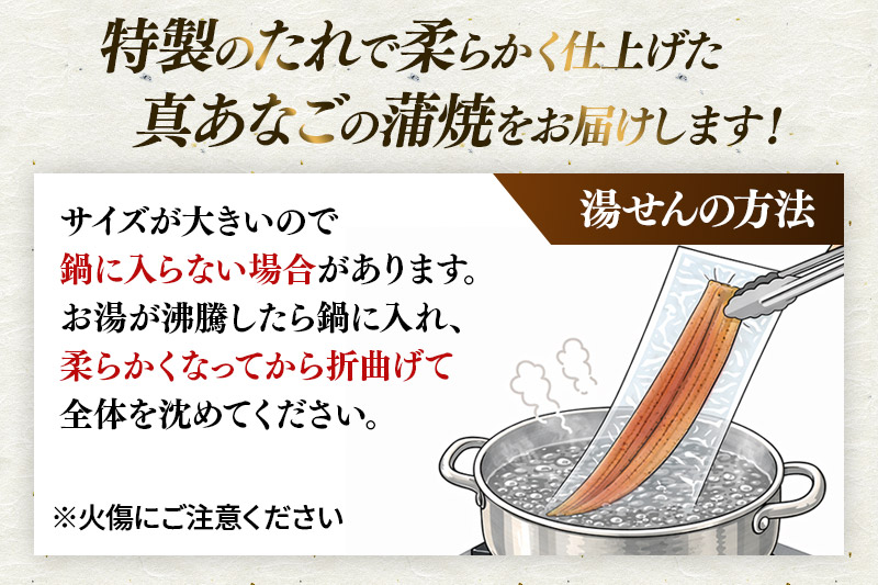 真あなご蒲焼＜煮穴子＞ 400g 韓国産 宮城県 利府町