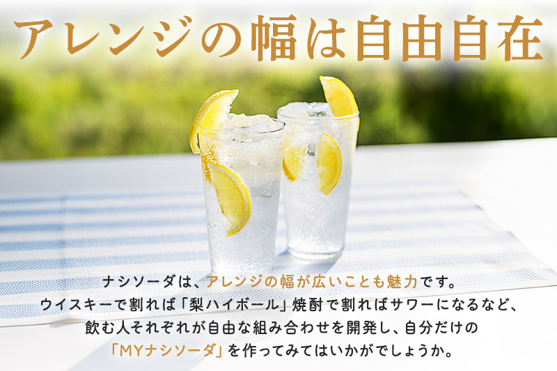 【利府梨】リフコーラ（希釈タイプ）200ml×1本＋ナシソーダ（飲みきりサイズ）340ml×2本セット