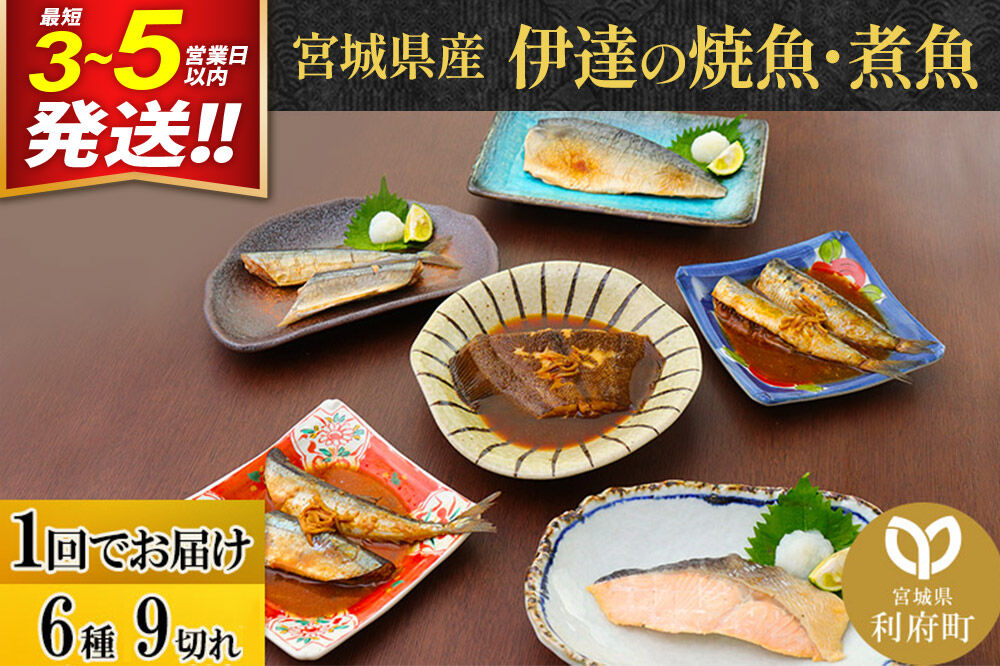 焼魚・煮魚6種9切れセット 冷凍 惣菜 おかず つまみ レンチン 湯煎 簡単 煮物 煮付 塩焼 [煮魚 焼き魚 塩焼 鮭 サバ さば さんま いわし かれい 冷凍 惣菜 おかず つまみ レンチン 湯煎 簡単 煮物 煮付 焼魚]