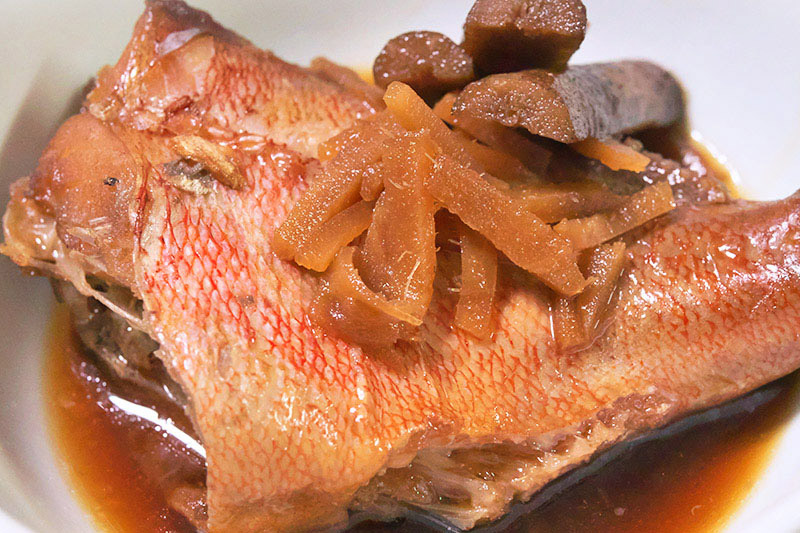 《定期便7ヶ月》赤魚煮付 業務用パック 180g×4尾 冷凍 惣菜 おかず つまみ レンチン 湯煎 簡単 煮物 煮付