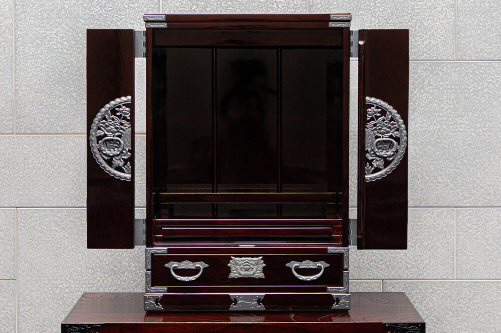 仙台箪笥 仙台仏壇18号 木地呂漆調 KHB-20D 高級 工芸品 伝統 [仙台箪笥 タンス たんす 小型 高級 工芸品 伝統]
