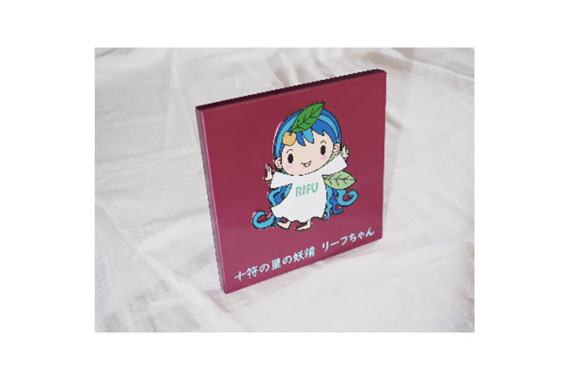 利府町公式キャラ リーフちゃん 置き型 卓上サイン