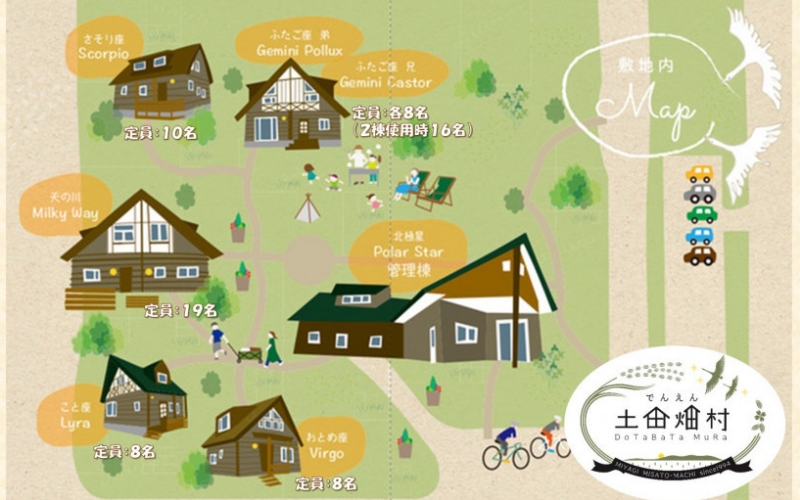 【宮城県美里町】でんえん土田畑村 宿泊補助券 33,000円分（3,000円×11枚）/ 宿泊 コテージ 旅行 グランピング