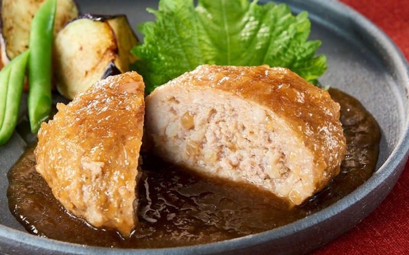 ハピネスハンバーグ　旨こく和風おろし　155ｇ(固形量110ｇ)×5個/ ハンバーグ お肉 おかず 和風