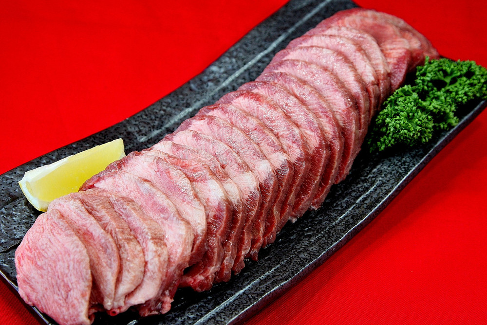 国産牛たん　厚切りスライス塩味　１kg /  和牛 牛 肉 たんタン