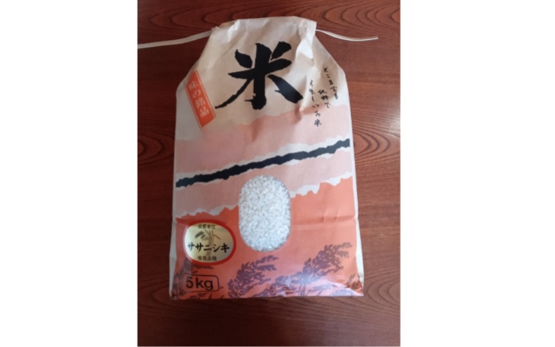 【令和7年産】◆西舘ファーム　美里町産ササニシキ5kg（精米）【数量限定】/ 米 お米 ささにしき 精米 玄米 新米