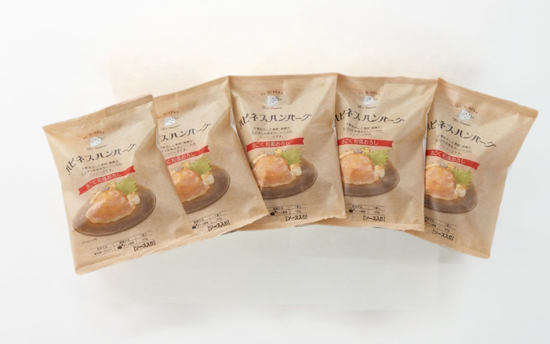ハピネスハンバーグ　旨こく和風おろし　155ｇ(固形量110ｇ)×5個/ ハンバーグ お肉 おかず 和風