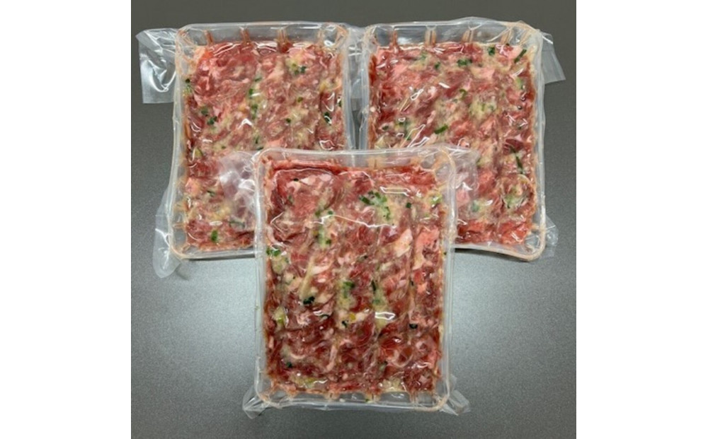 成型　牛たん　ネギ塩　500ｇ×３パック /  和牛 牛 肉 たんタン
