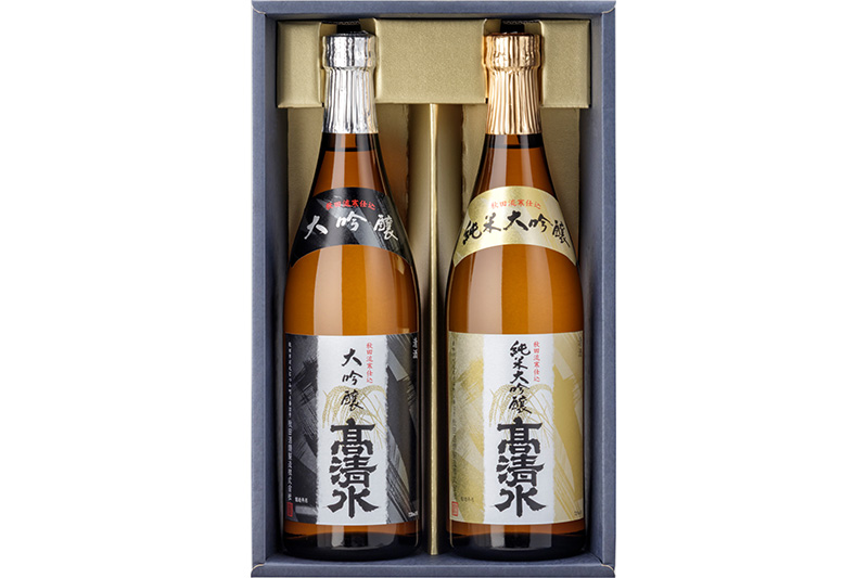 高清水 純米大吟醸・大吟醸セット 720ml×各1本【化粧箱入り】 伝統の技を尽くしたこだわり 日本酒 地酒