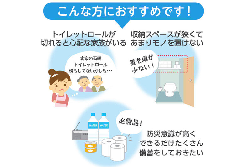 トイレットペーパー スコッティ フラワーパック 2倍長持ち〈香り付〉12ロール(シングル)×4パック 新生活 [トイレットペーパー]