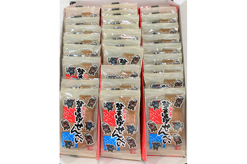 なまはげせんべい 27枚入り×1箱 和菓子 煎餅