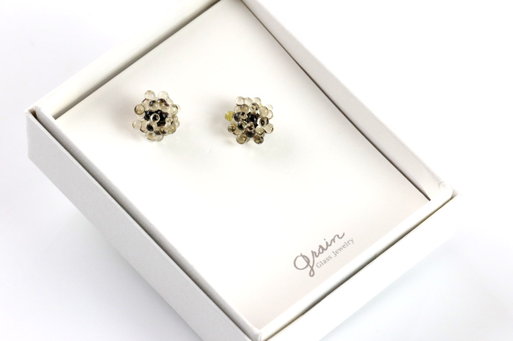 burico繝斐い繧ケ 縲宣サ津励Λ繧、繝医ヶ繝ゥ繧ヲ繝ウ縲代ぎ繝ゥ繧ケ繧ク繝・繧ィ繝ェ繝シ Glass Jewelry grain 繧「繧ッ繧サ繧オ繝ェ繝シ 遘狗伐