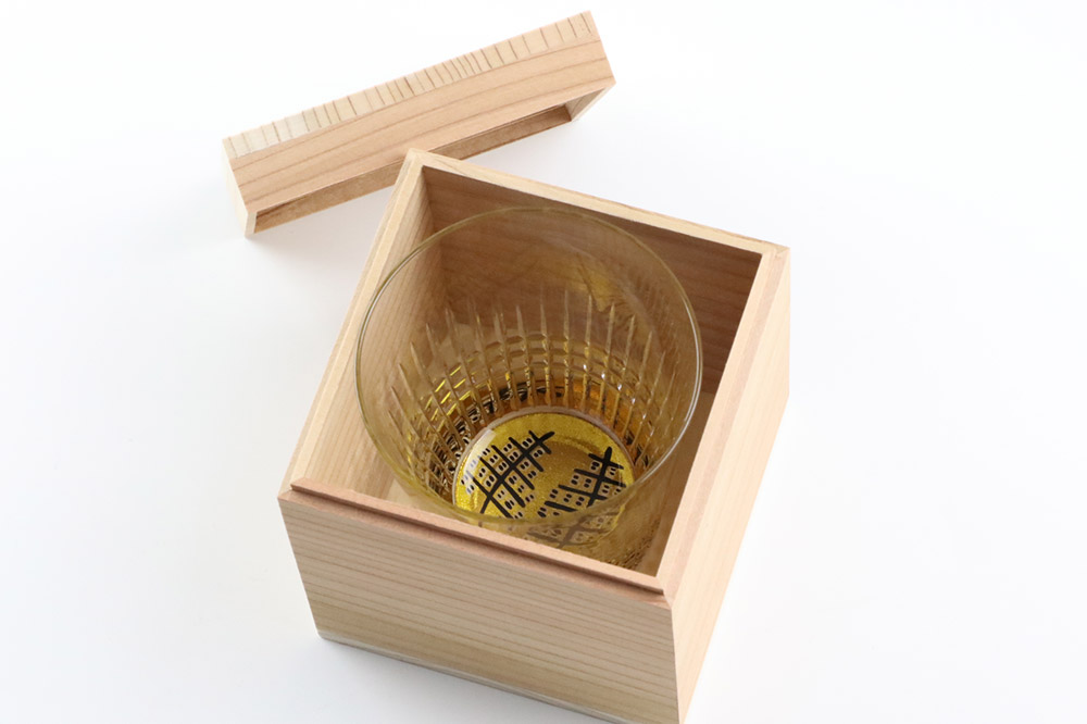 川連蒔絵ロックグラス 竿燈 1個 グラス 食器