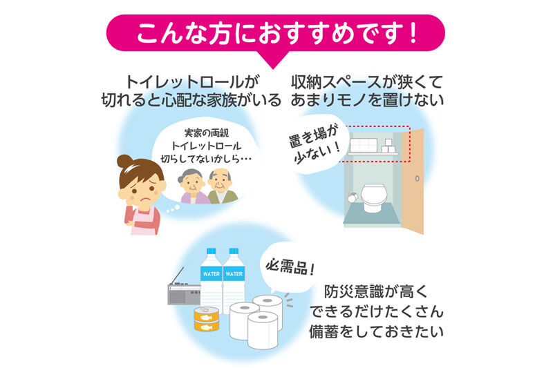トイレットペーパー スコッティ フラワーパック 1.5倍長持ち〈香り付〉8ロール(シングル)×8パック 新生活 [トイレットペーパー]