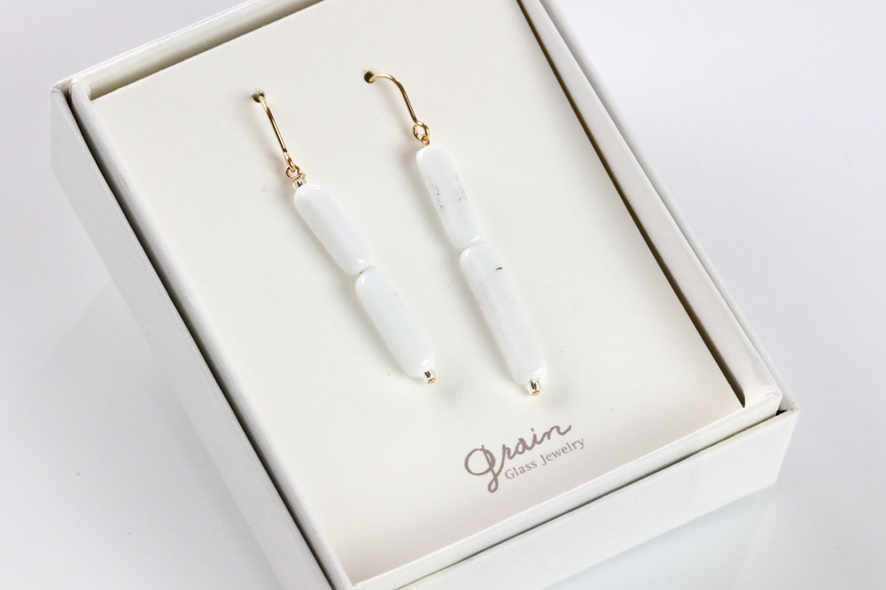 rodãã¢ã¹ ãçœãã¬ã©ã¹ãžã¥ãšãªãŒ Glass Jewelry grain ã¢ã¯ã»ãµãªãŒ ç§ç°