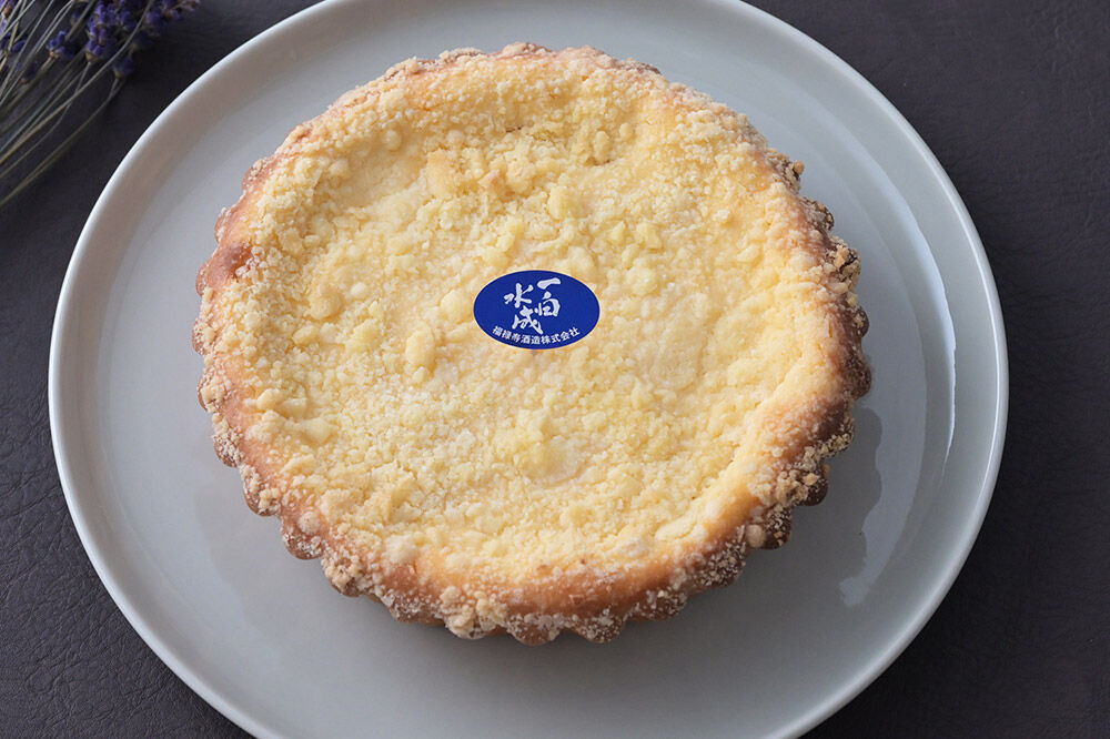 酒粕使用 チーズタルト「一白水成」5号×2ホール La France [ラ・フランス チーズケーキ 地酒 日本酒 スイーツ 秋田県産]
