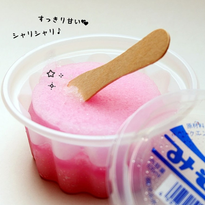 能代名物 マルホンの「みぞれ」24個 カップアイス 氷菓