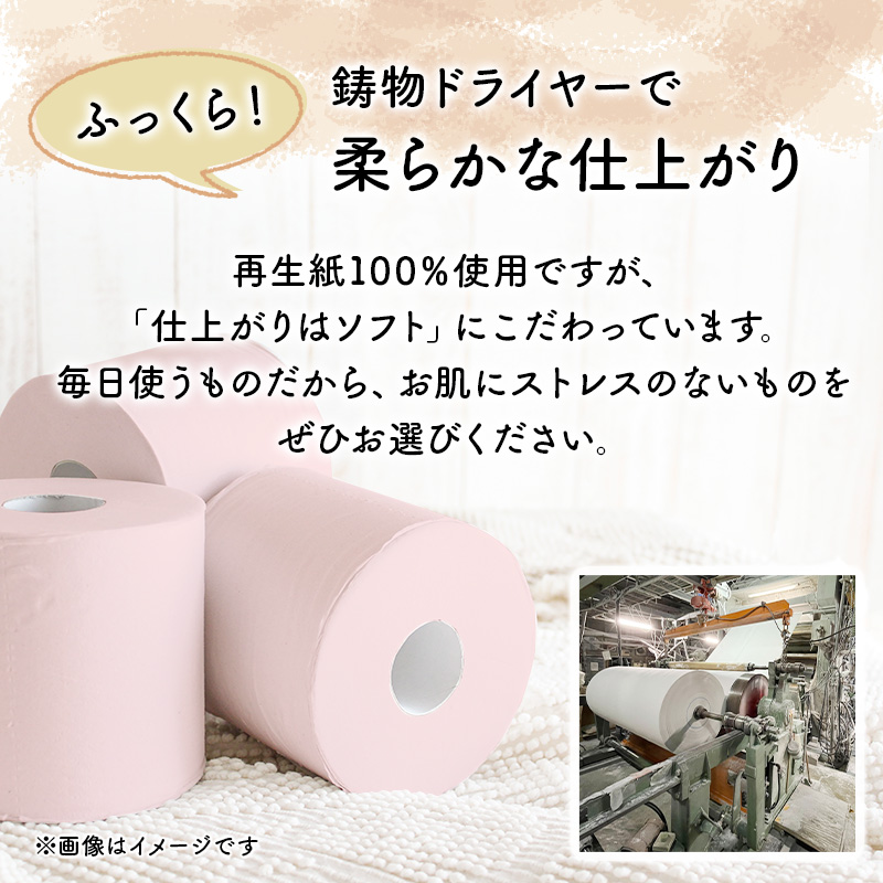【2ヵ月毎 計6回お届け 定期便】トイレットペーパー ディジーアロマ 12R ダブル （25ｍ×2枚）×8パック 96個 ×6回 日用品 消耗品 114mm ほのかな 香り 微香 芯 大容量 トイレット トイレ ふるさと 納税 