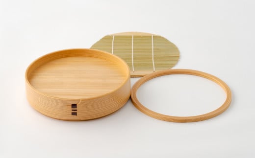 【大館曲げわっぱ】ざるセイロ　2枚組 【配送日指定不可】　410P6002