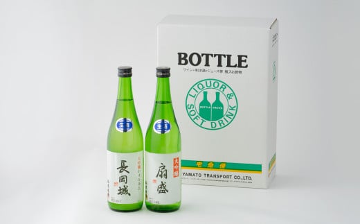 115P4002 大吟醸扇盛720ml&長岡城720ml