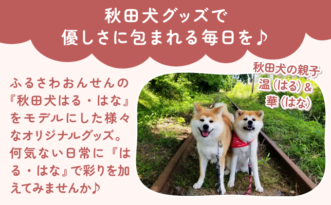 ふるさわおんせんオリジナル秋田犬はる・はなセット　175P7801