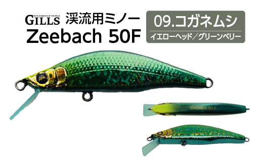 渓流用ミノーZeebach 50F コガネムシ　35P7817