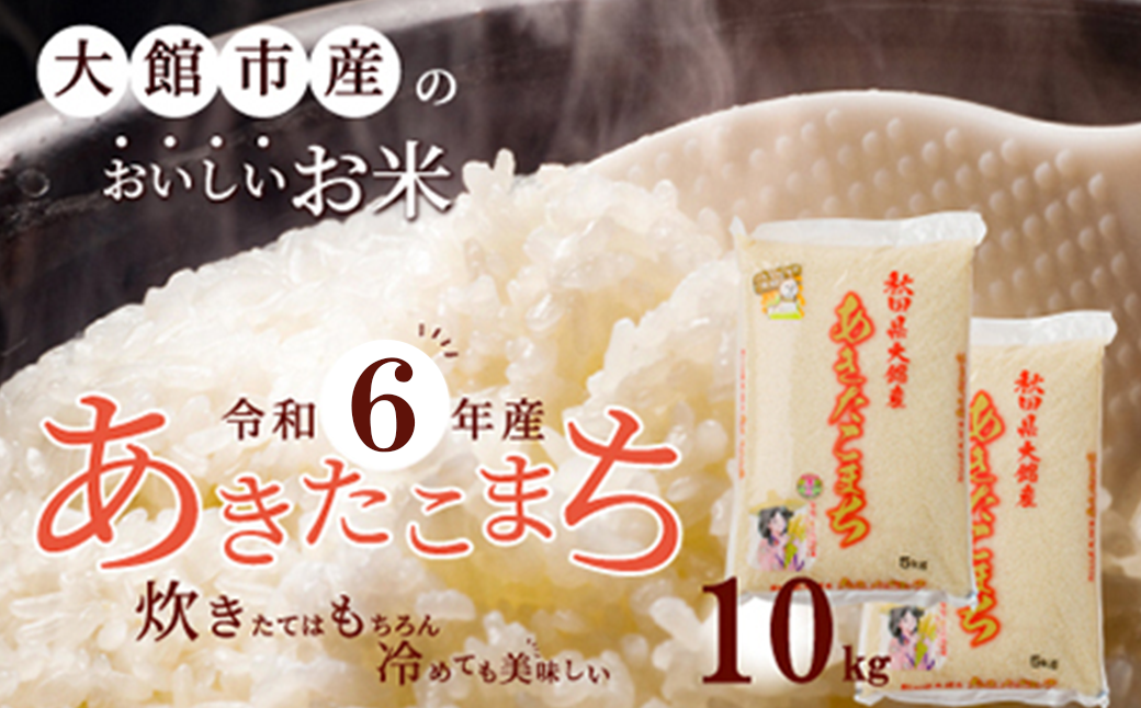 【令和6年産】秋田県大館産あきたこまち10kg(5kg×2)　140P9005