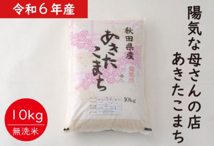 【令和6年産】【無洗米】あきたこまち10kg（10kg×1袋）　100P9201