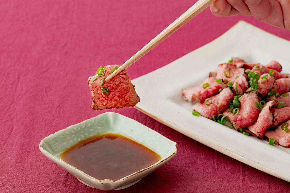 秋田錦牛ローストビーフ（ブロック）500g×2【男鹿市 福島肉店】