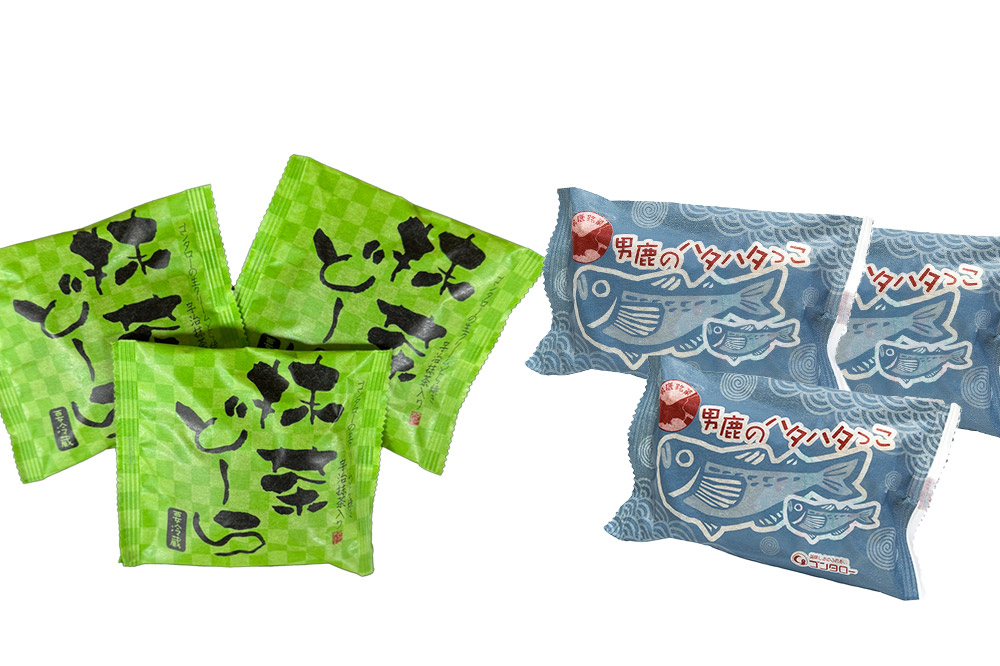 男鹿のハタハタっこと抹茶ど〜らの詰合せ（各12個）ゴンタロー