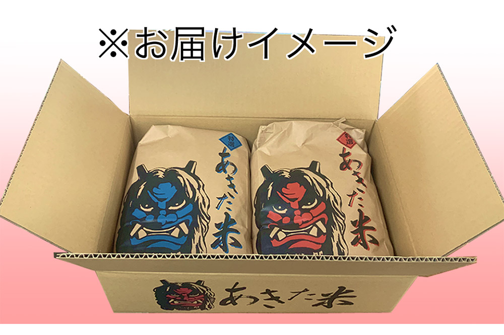 米 【定期便6ヶ月】令和7年産 あきたこまち 精米 10kg（5kg×2袋）6ヶ月連続発送（合計 60kg）秋田県 男鹿市