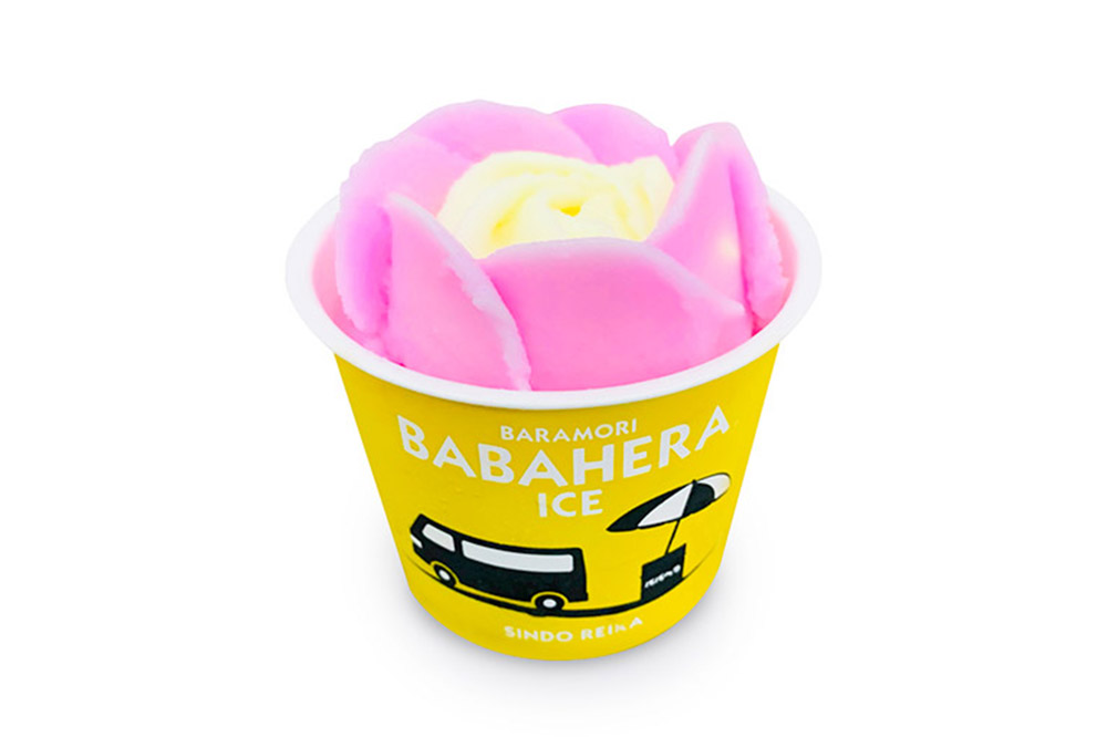 ババヘラ・バラ盛り(3個)メロンバラ盛り(3個)セット【進藤冷菓】 ご当地アイス