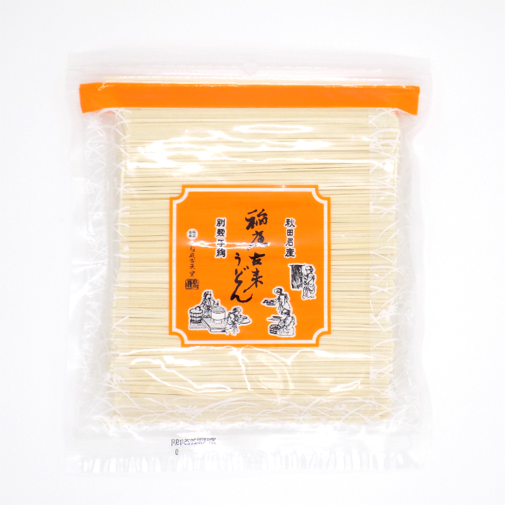 稲庭古来うどん　2,400gチャック付・つゆ付[B5-1403]