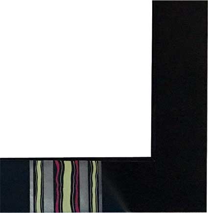 川連漆器×LED額縁【伝統と新しさの融合】椿・ライン[F8201]