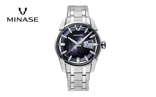 MINASE時計 DIVIDO ブレスレットタイプ（VM14-M01GBK-SSB） MINASE 日本製 時計 腕時計 メンズ 高額 人気 ランキング【協和精工株式会社】[F11938]