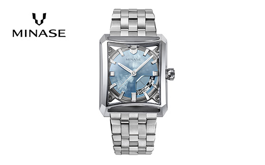 MINASE時計 SEVEN WINDOWS ブレスレットタイプ（VM15-M01YIB-SSB） MINASE 日本製 時計 腕時計 メンズ 高額 人気 ランキング【協和精工株式会社】[F11939]