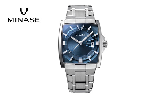 MINASE時計 HORIZON ブレスレットタイプ（VM12-M01NBL-SSB） MINASE 日本製 時計 腕時計 メンズ 高額 人気 ランキング【協和精工株式会社】[F11947]