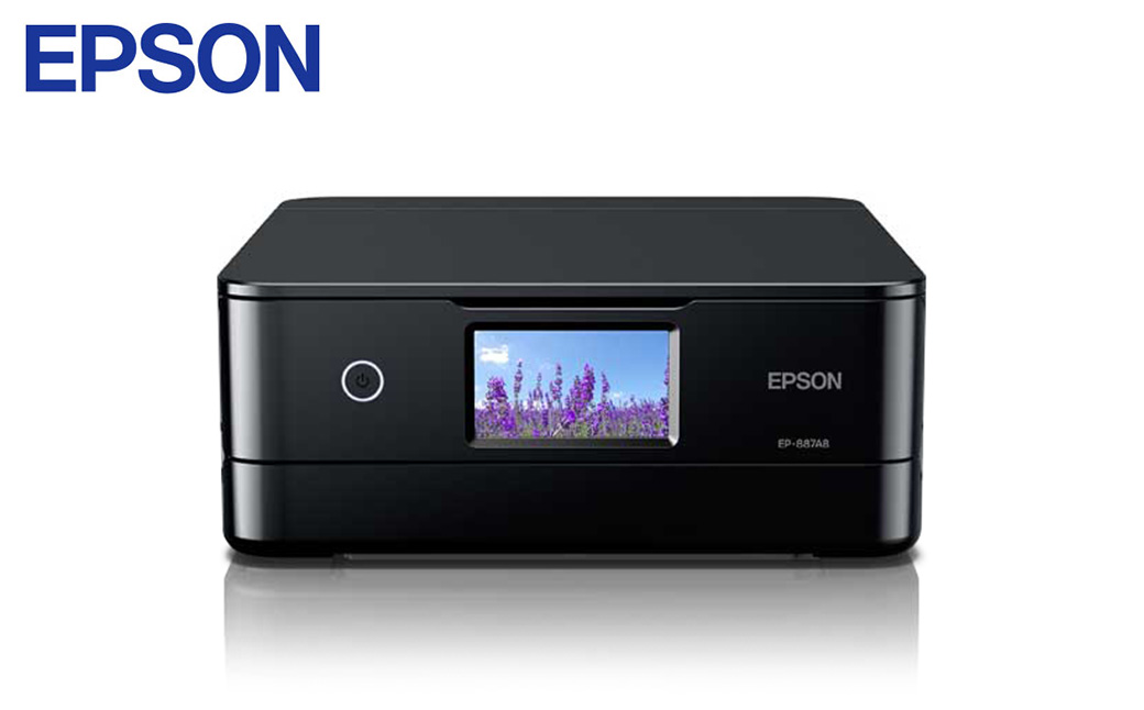 EPSON Colorio インクジェットプリンター EP-887AB ブラック インクジェット複合機 インクジェット エプソン ふるさと納税 プリンター コピー機 印刷 人気 ランキング 【(株)たなか】[F14112]