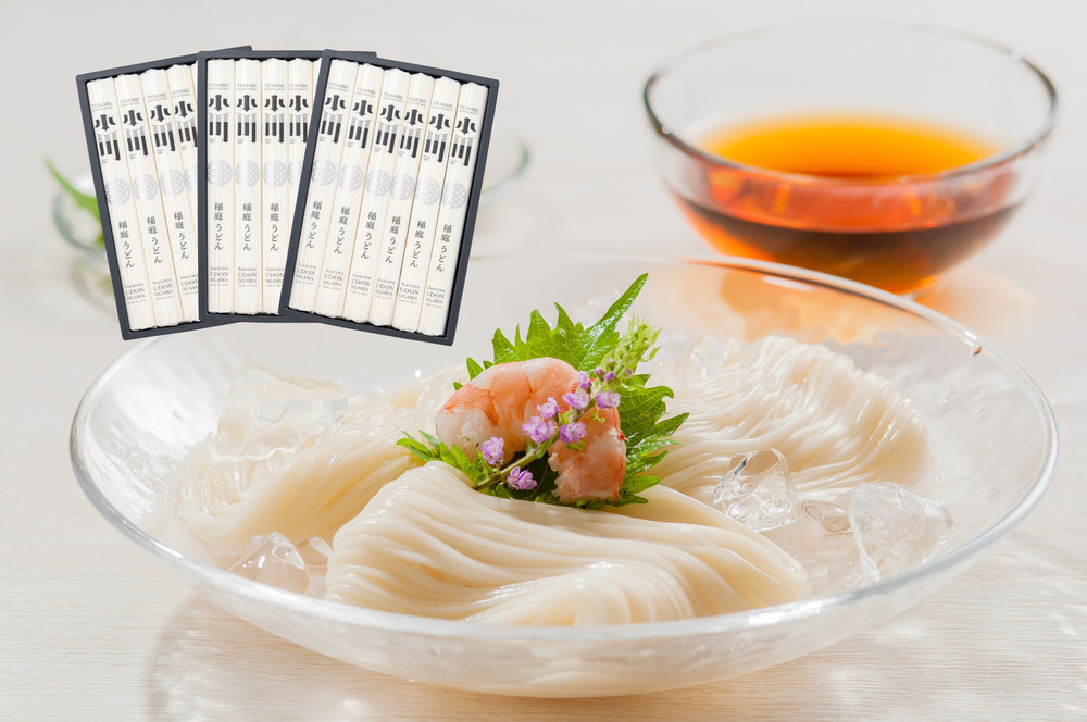 小川の稲庭うどん V-25 3個セット【稲庭うどん小川】[H0503]