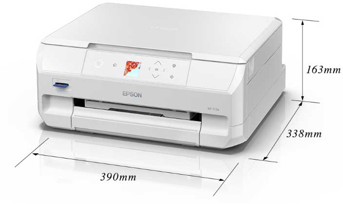 EPSON Colorio インクジェットプリンター EP-717A ホワイト インクジェット複合機 インクジェット エプソン ふるさと納税 プリンター コピー機 印刷 人気 ランキング 【(株)たなか】[Q9-14101]