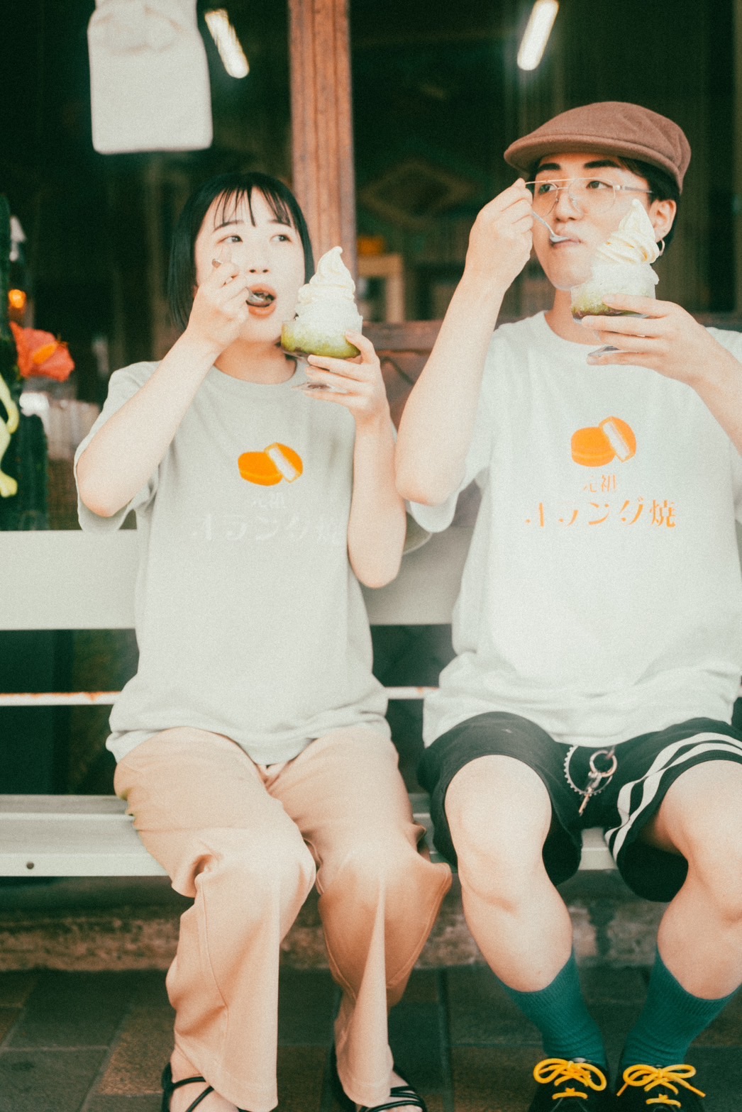 元祖オランダ焼きオフィシャルTシャツ【MARBLE】[B4-11002]