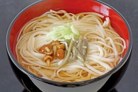 稲庭うどん　半生2人前3袋、乾麺2人前3袋つゆ付[B1-1102]