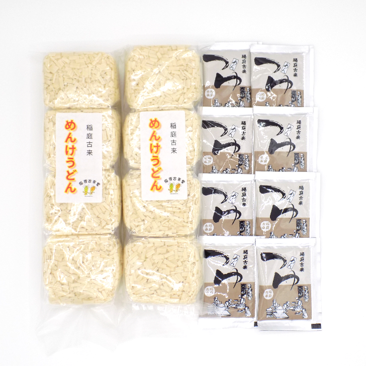 稲庭古来めんけうどん 640gつゆ付[稲庭古来堂][K1401]