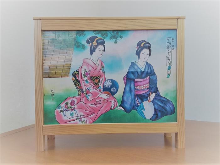 秋田杉ミニ七夕絵どうろう【杉の香りに癒される】【株式会社たなか】[F8203]