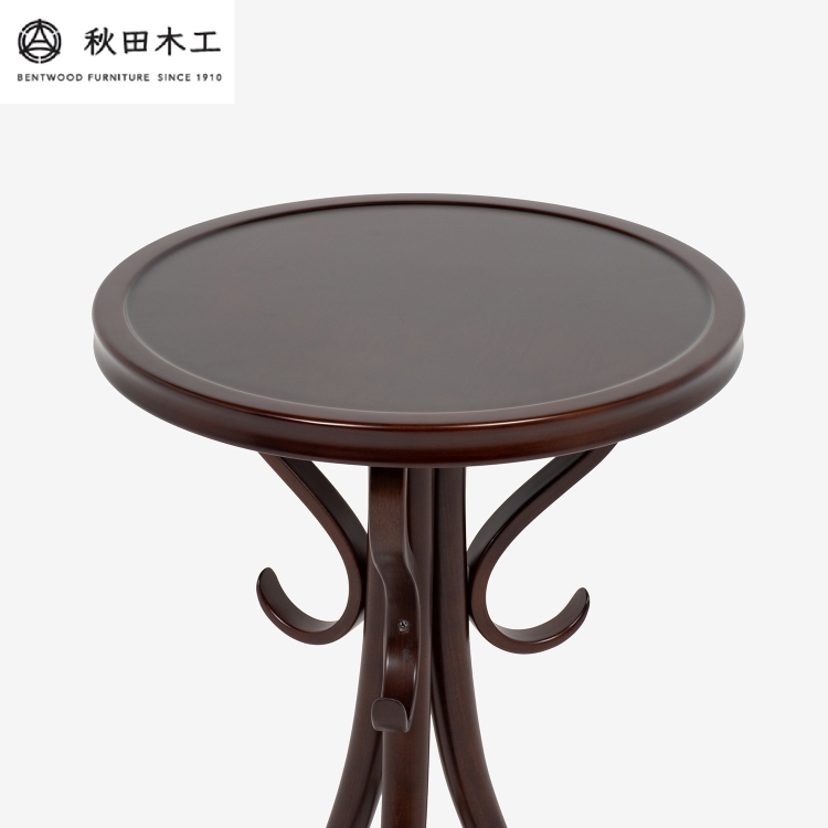 【秋田木工】ラウンドテーブル「T-110」【曲木による装飾が美しい】【秋田木工】[F7404]