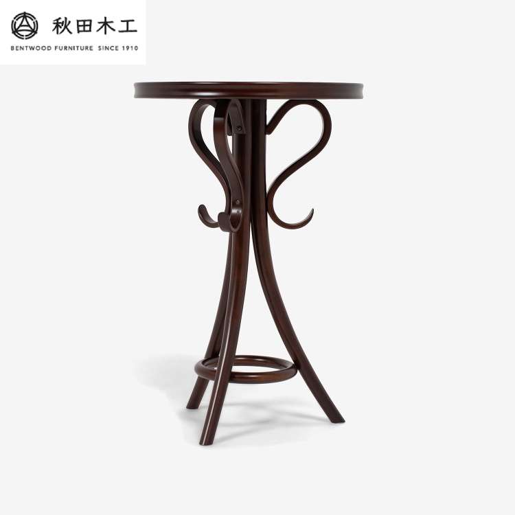 【秋田木工】ラウンドテーブル「T-110」【曲木による装飾が美しい】【秋田木工】[F7404]