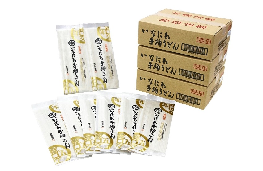 寛文五年堂稲庭うどん化粧袋 WG16×60入【寛文五年堂】[I0703]