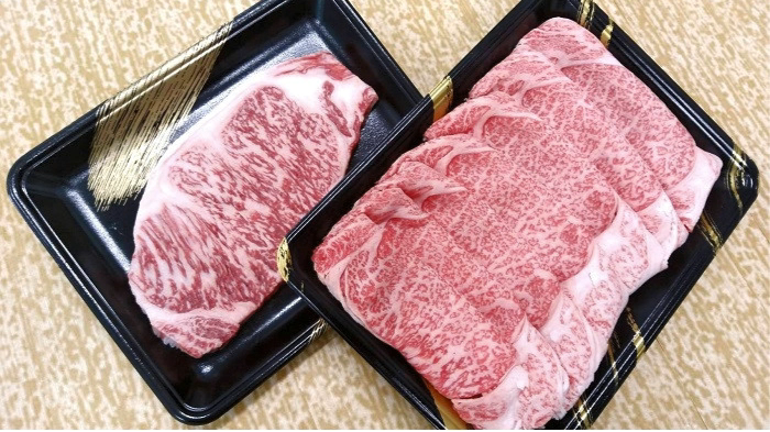 みなせ牛特選ステーキ＋味わい肩ロースセット【みなせミートセンター】[H1-1801]