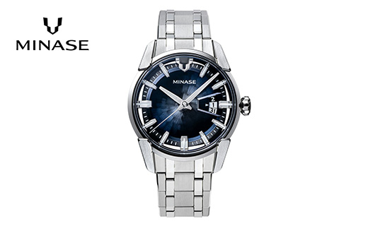 MINASE時計 DIVIDO ブレスレットタイプ（VM14-M01GBL-SSB）【協和精工株式会社】[F11902]