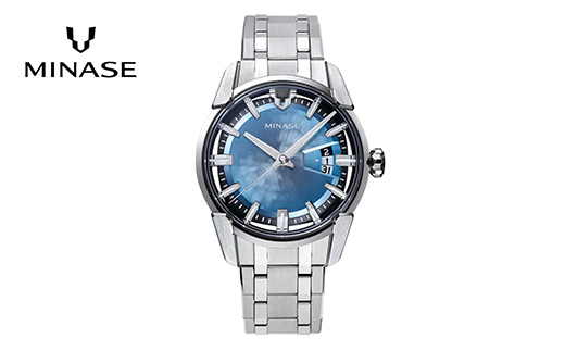 MINASE時計 DIVIDO ブレスレットタイプ（VM14-M01GIB-SSB）【協和精工株式会社】[F11903]